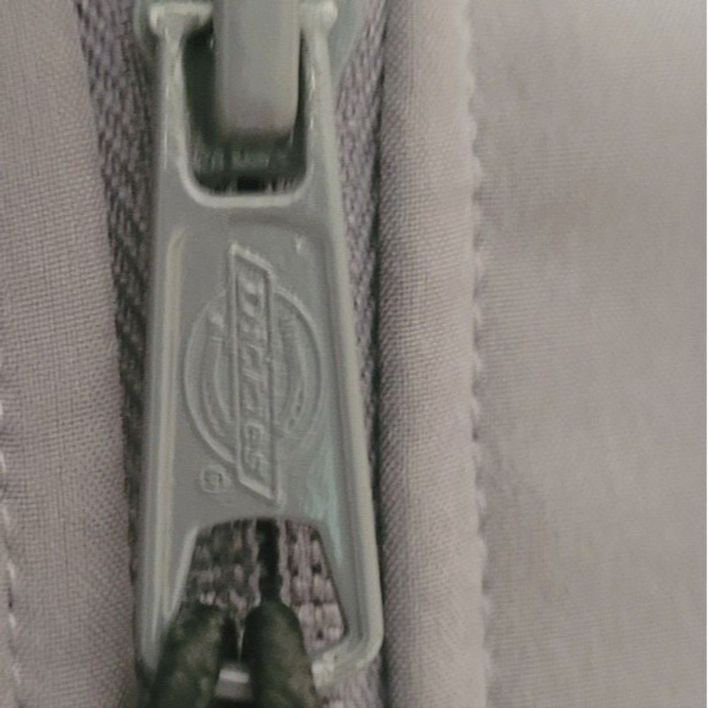 Dickies Jacket Grey Black Zip Front Shell Small W… - image 4